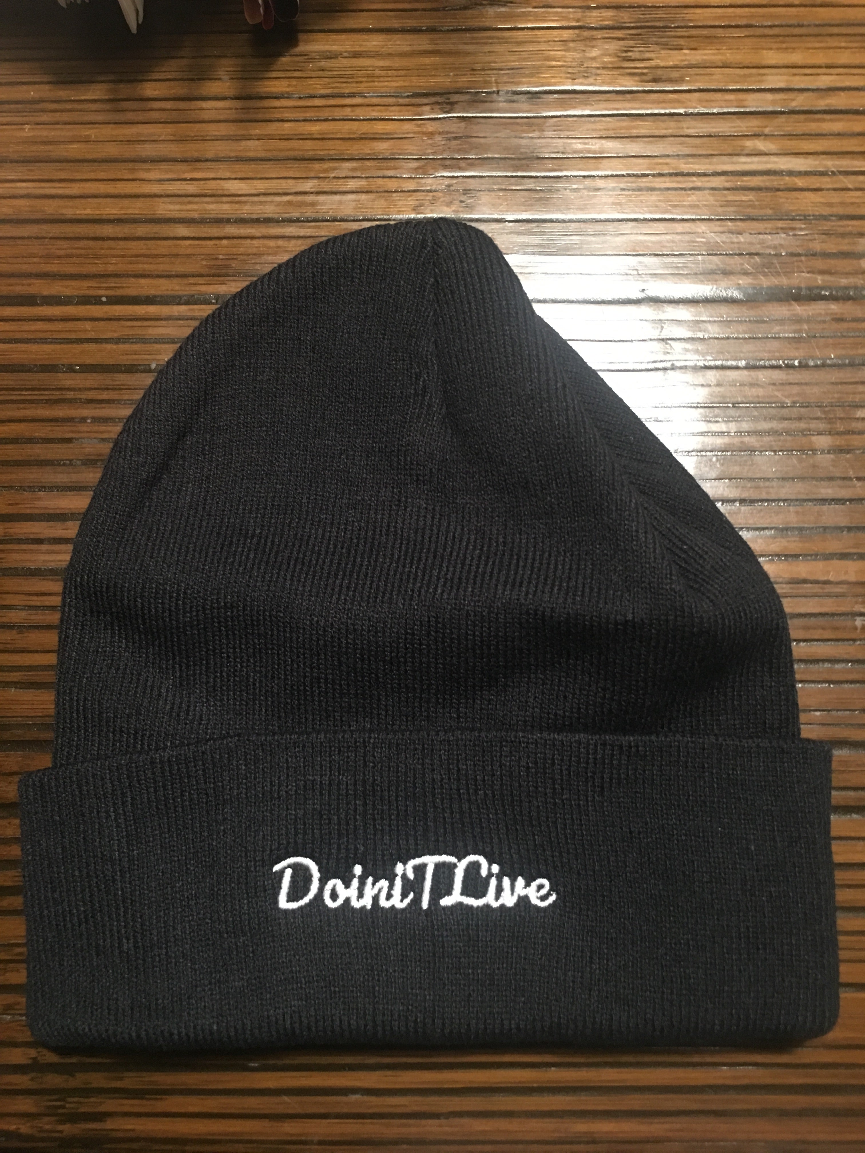 “DoiniTLive” logo Embroidered Beanie