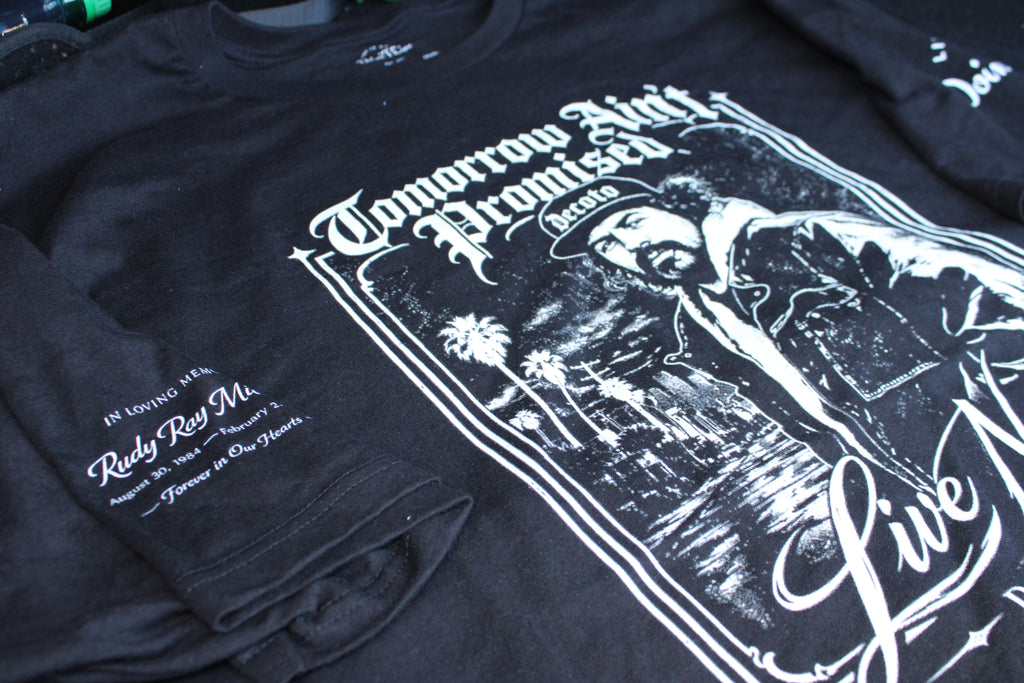 Tomorrow Ain’t Promised Memorial T-shirt-Black