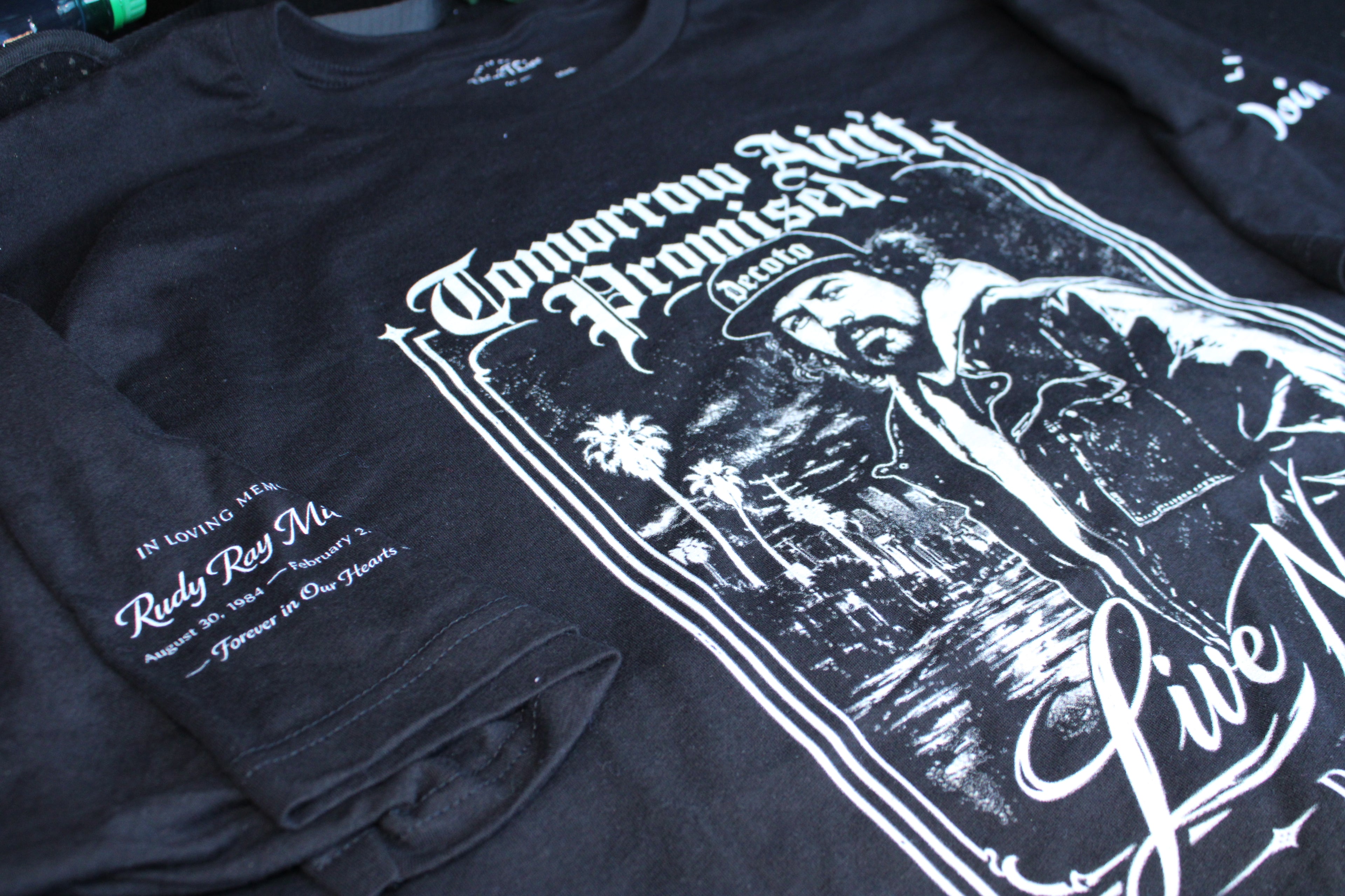 Tomorrow Ain’t Promised Memorial T-shirt-Black