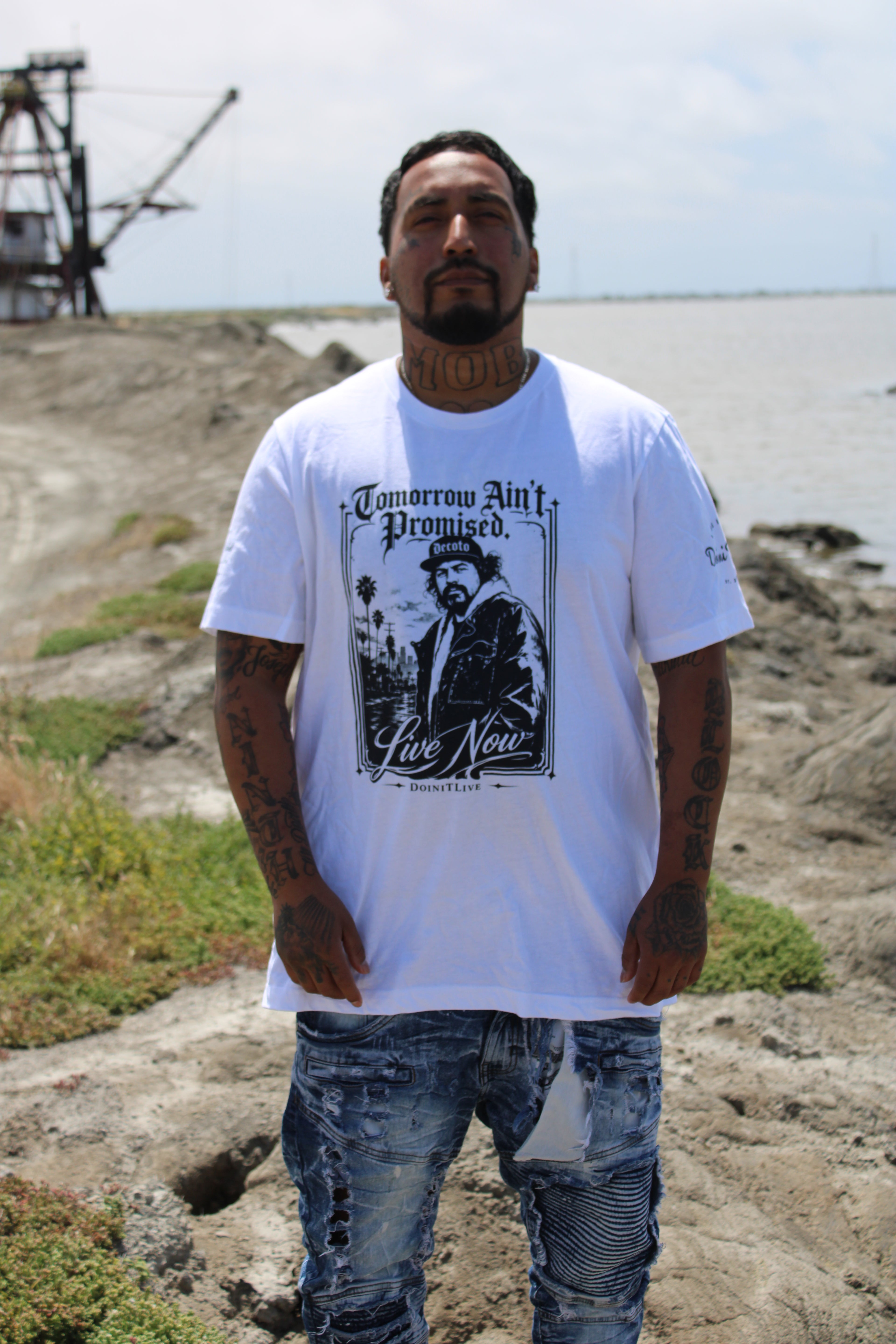 Tomorrow Ain’t Promised Memorial T-shirt-White