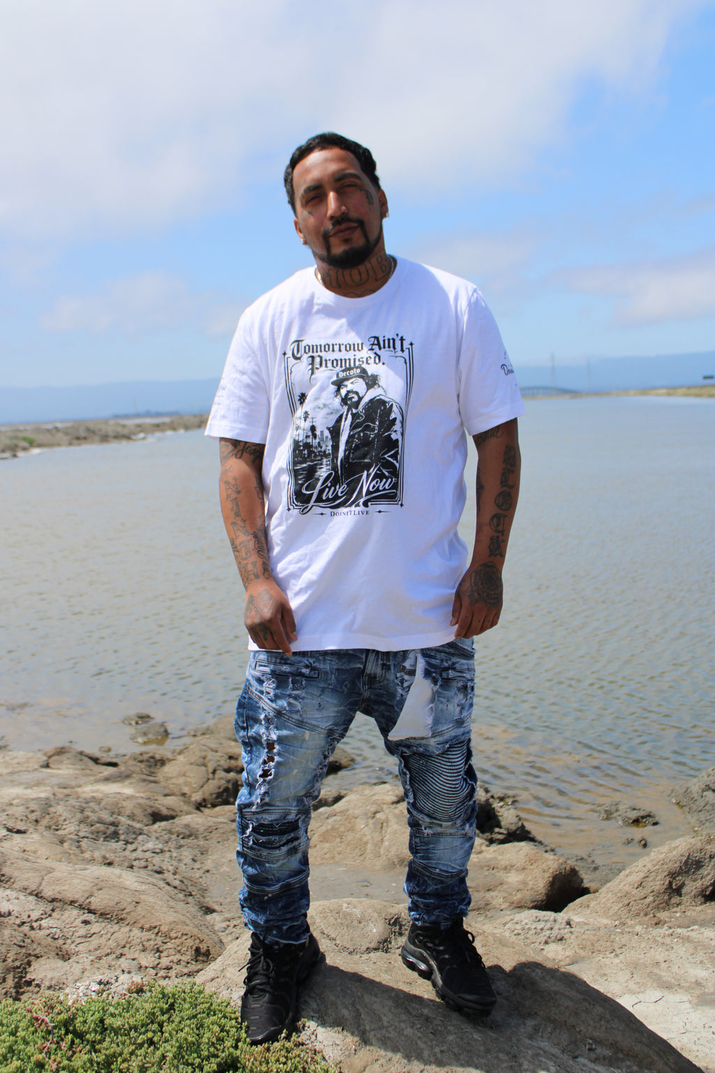Tomorrow Ain’t Promised Memorial T-shirt-White