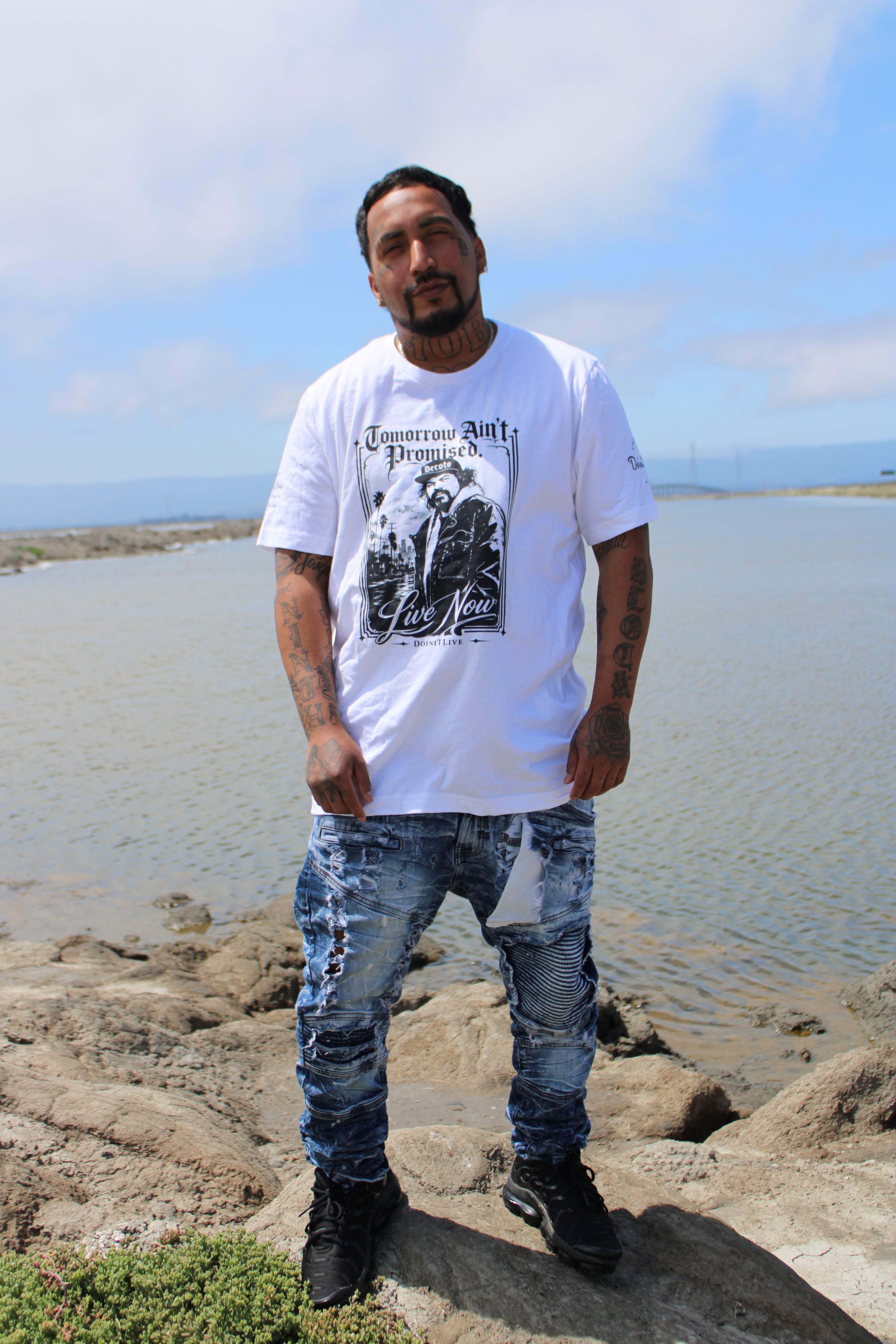 Tomorrow Ain’t Promised Memorial T-shirt-White